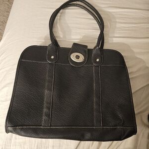 Rosetti Black Shoulder Purse/tote/computer‎ Bag